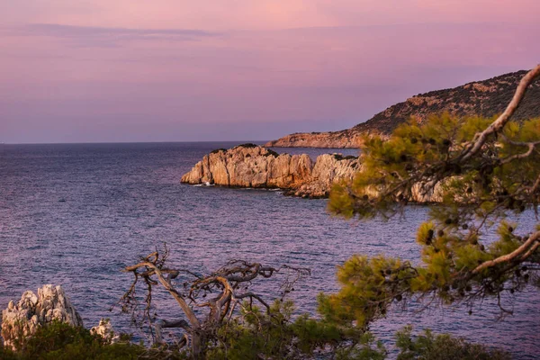 Гарне Морське Узбережжя Туреччини Дивовижні Природні Краєвиди Лікійської Прогулянки — стокове фото