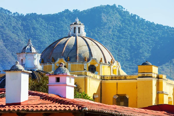 Koloniální Architektura Starověkém Městě Antigua Guatemala Střední Amerika Guatemala — Stock fotografie