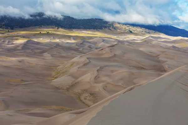 Temporada Otoño Parque Nacional Great Sand Dunes Colorado —  Fotos de Stock