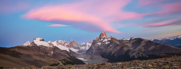 阿根廷南部的巴塔哥尼亚地貌 美丽的自然景观 — 图库照片
