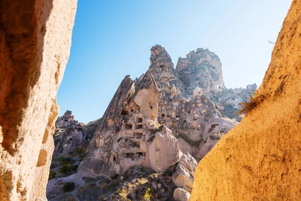 Formation Rocheuse Inhabituelle Cappadoce Turquie — Photo