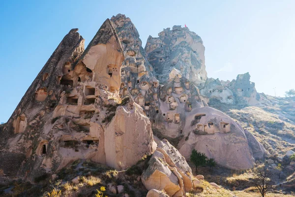 Необычное Горное Образование Знаменитом Каппадокии Турция — стоковое фото
