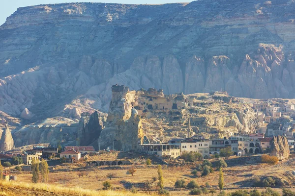 Türkiye Nin Ünlü Kapadokya Kentinde Alışılmadık Kaya Oluşumu — Stok fotoğraf