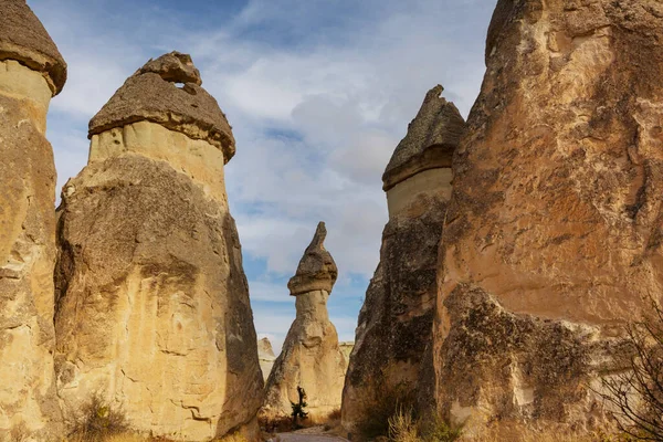 Formación Rocosa Inusual Famosa Capadocia Turquía — Foto de Stock