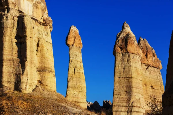 Formación Rocosa Inusual Famosa Capadocia Turquía —  Fotos de Stock