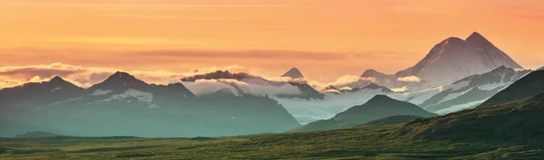 Landschaften Auf Dem Denali Highway Alaska — Stockfoto