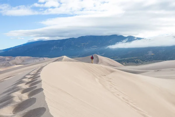 Temporada Otoño Parque Nacional Great Sand Dunes Colorado —  Fotos de Stock