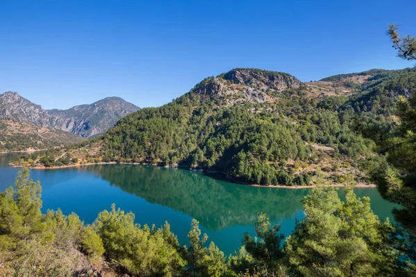 Lake Turecku Krásné Horské Krajiny — Stock fotografie