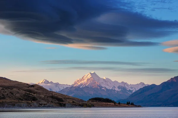 Вигляд Величну Гору Аоракі Кук Нова Зеландія — стокове фото
