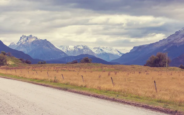 Hermosos Paisajes Naturales Parque Nacional Mount Cook Isla Sur Nueva — Foto de Stock