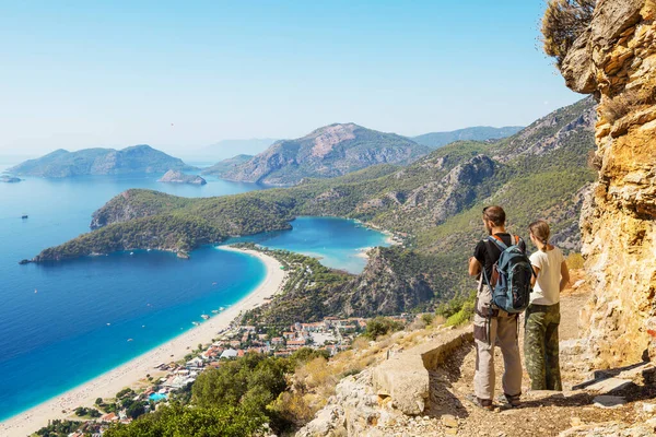 Schöne Naturlandschaften Den Bergen Der Türkei Lykischer Weg Ist Unter — Stockfoto