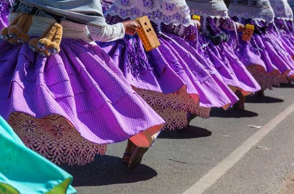 ティティカカ地方の本格的なペルー舞踊 — ストック写真