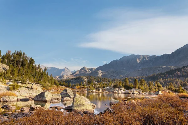 Caminhada Wind River Range Wyoming Eua Temporada Outono — Fotografia de Stock