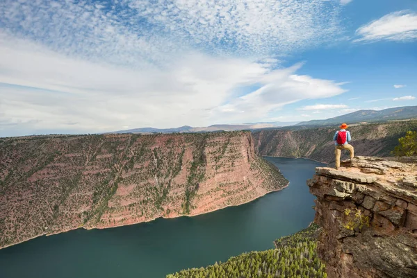 Teren Rekreacyjny Flaming Gorge Utah — Zdjęcie stockowe