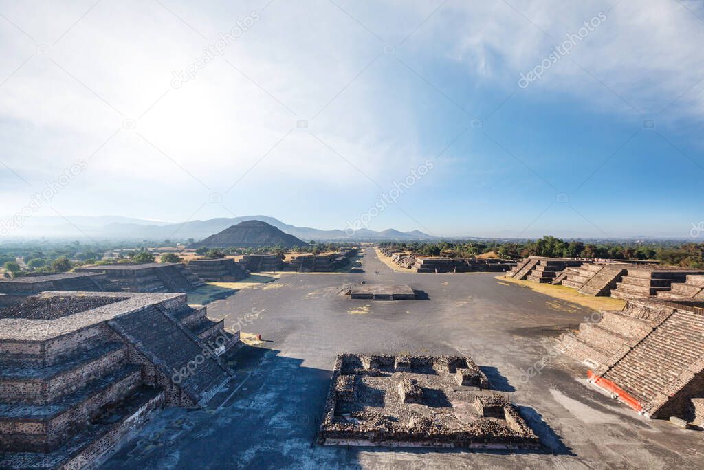 Pyramid of the Sun. Teotihuacan. Mexico.