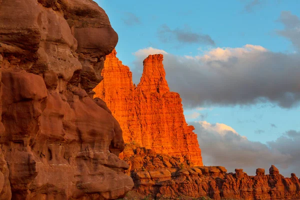 Fisher Towers Dans Utah Paysages Naturels Insolites — Photo