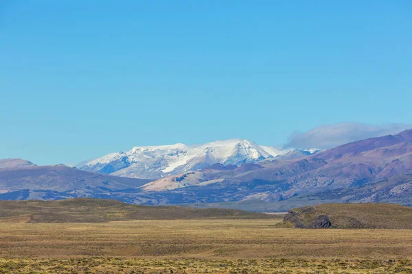 Turysta Parku Narodowym Perito Moreno Patagonia Argentyna — Zdjęcie stockowe