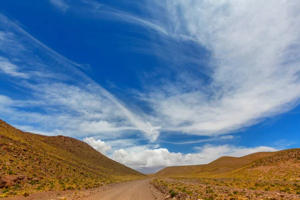 Straße Prärieland Naturbelassener Hintergrund — Stockfoto