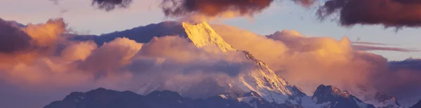 Veduta Del Maestoso Monte Cook Aoraki Nuova Zelanda — Foto Stock