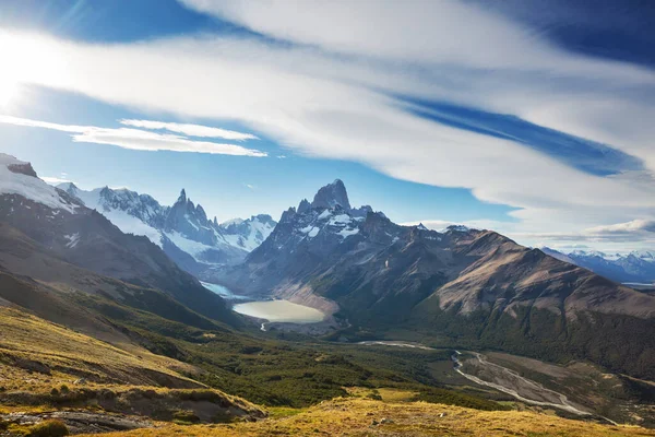 Krajobrazy Patagonii Południowej Argentynie Piękne Krajobrazy Naturalne — Zdjęcie stockowe