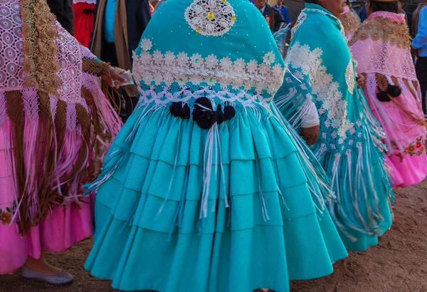 Authentischer Peruanischer Tanz Der Titicaca Region — Stockfoto