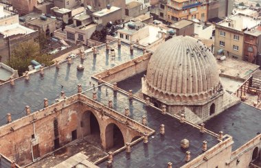 Türkiye 'nin tarihi Mardin kentindeki eski sokak