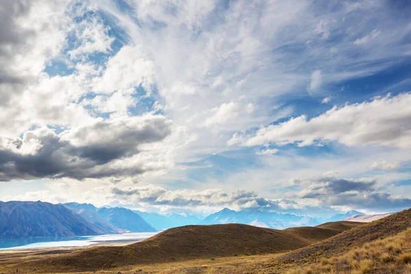 Hermosos Paisajes Naturales Parque Nacional Mount Cook Isla Sur Nueva —  Fotos de Stock