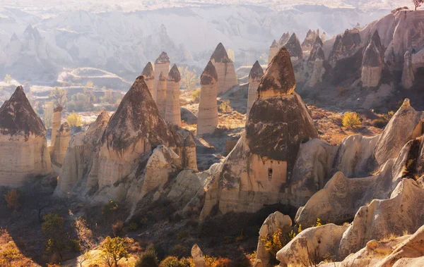 Formazione Rocciosa Insolita Nella Famosa Cappadocia Turchia — Foto Stock