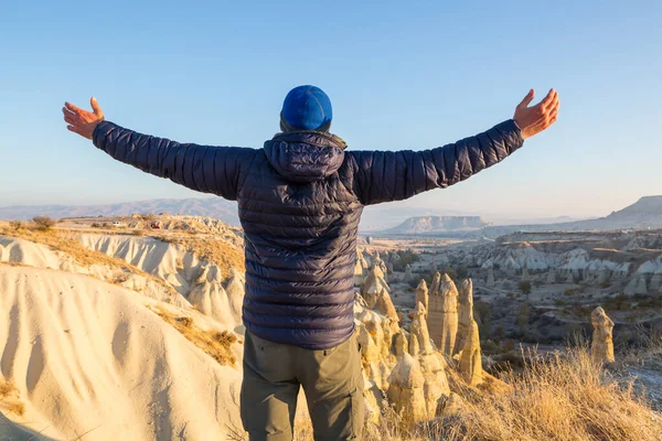 Szokatlan Kőképződés Híres Cappadociában Törökországban — Stock Fotó