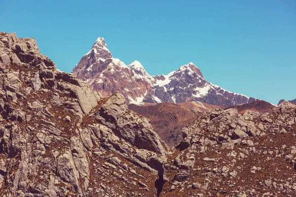 Cordillera Blanca Peru Güney Amerika Daki Güzel Dağ Manzaraları — Stok fotoğraf