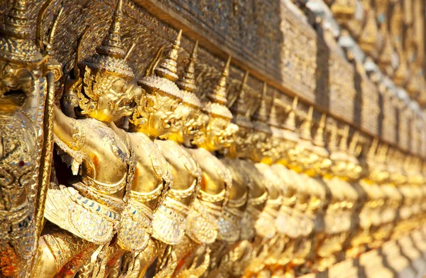 Estatua Budista Oro Bangkok Tailandia — Foto de Stock