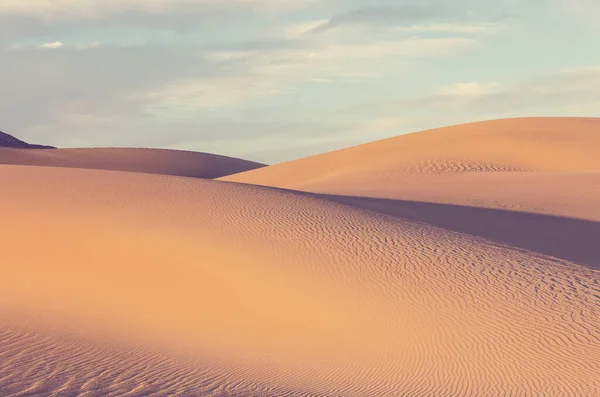 Zandduinen Californië Usa Prachtige Natuur Landschappen Reizen Zonsopgang Achtergrond — Stockfoto