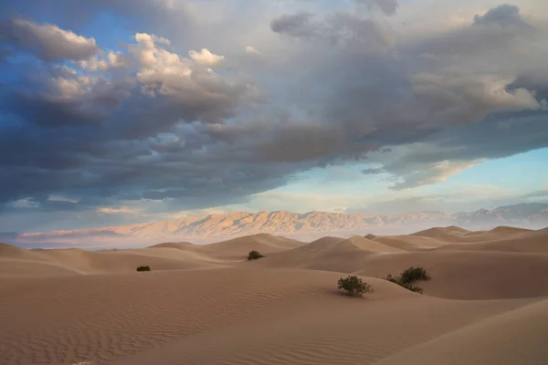 Zandduinen Californië Usa Prachtige Natuur Landschappen Reizen Zonsopgang Achtergrond — Stockfoto