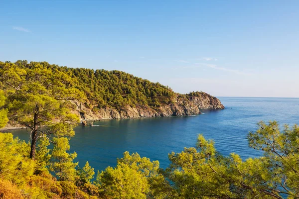 土耳其美丽的海岸 沿着Lycian徒步旅行的自然景观令人惊叹 — 图库照片