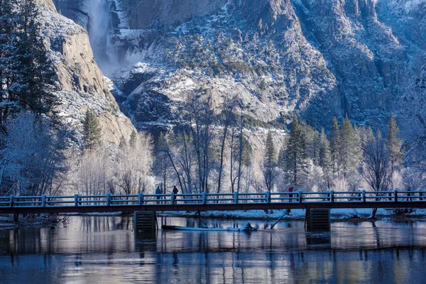 Temporada Invierno Parque Nacional Yosemite California — Foto de Stock