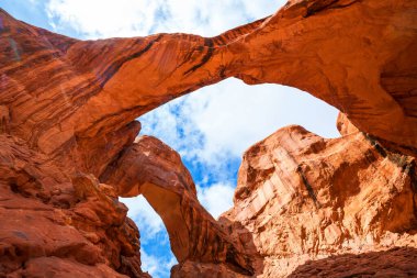 Arches Ulusal Parkı, Utah, ABD. Güzel doğal manzaralar.