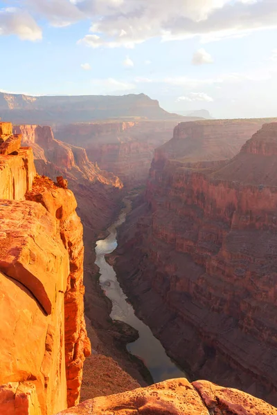 美国亚利桑那州大峡谷的风景如画 美丽的自然背景旅行日落自由 — 图库照片