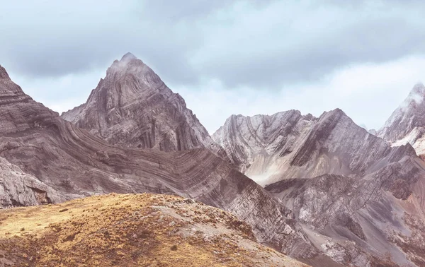 Landscape High Mountain Andes Huaraz Peru — Stock Photo, Image