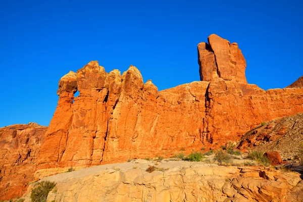 Sandstensformationer Utah Usa Vackra Ovanliga Landskap — Stockfoto