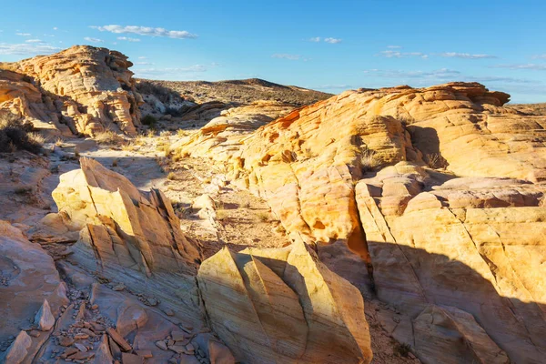 Fire State Park Vadisi Nevada Abd Alışılmadık Doğal Manzaralar — Stok fotoğraf