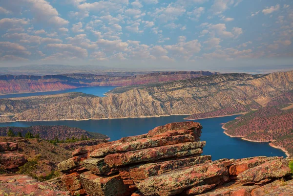 Bellissimi Paesaggi Nella Zona Ricreativa Flaming Gorge Stati Uniti America — Foto Stock