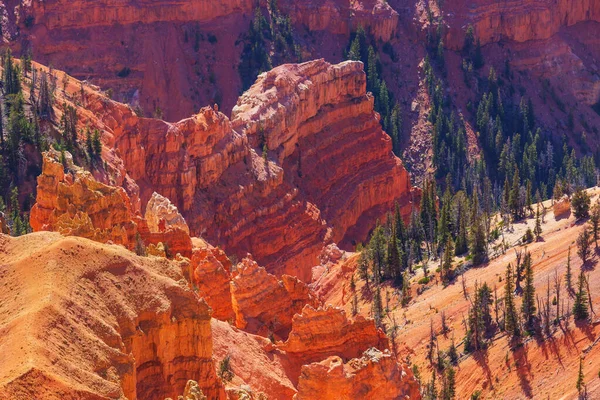 Malownicze Kolorowe Różowe Skały Parku Narodowego Bryce Canyon Utah Usa — Zdjęcie stockowe