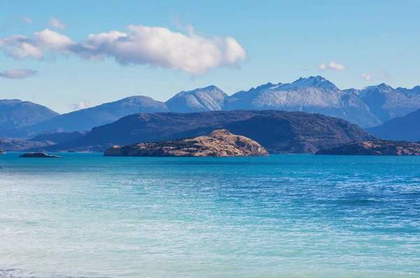 Lindas Paisagens Montanhosas Patagônia Lago Montanhas Argentina América Sul — Fotografia de Stock