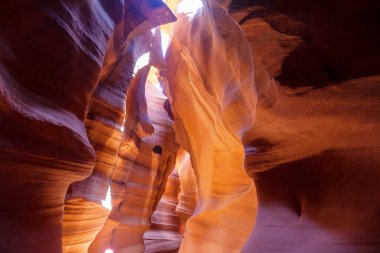 Page, Arizona yakınlarındaki Antilop Kanyonu, ABD