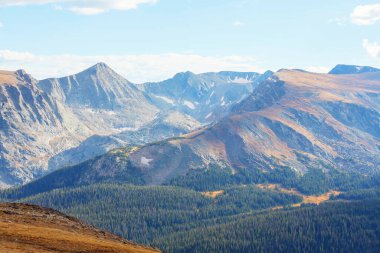 Colorado 'daki Dağ Manzarası Rocky Dağları, Colorado, ABD.