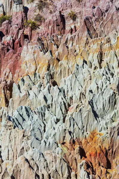 Uvanlige Badlands Landskap Utah Usa – stockfoto