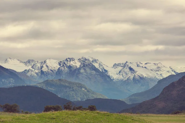 Beautiful Rural Landscapes New Zealand Travel Natural Background — Stock Photo, Image