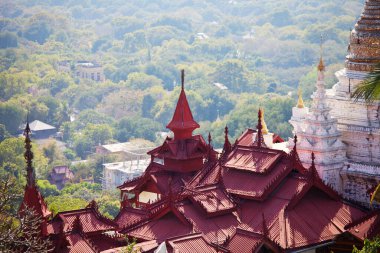 Myanmar 'daki güzel mimari detay