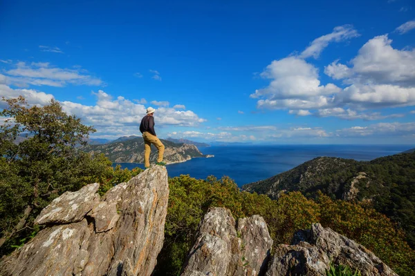 Hermosos Paisajes Sendero Mariano Mar Egeo Turquía —  Fotos de Stock