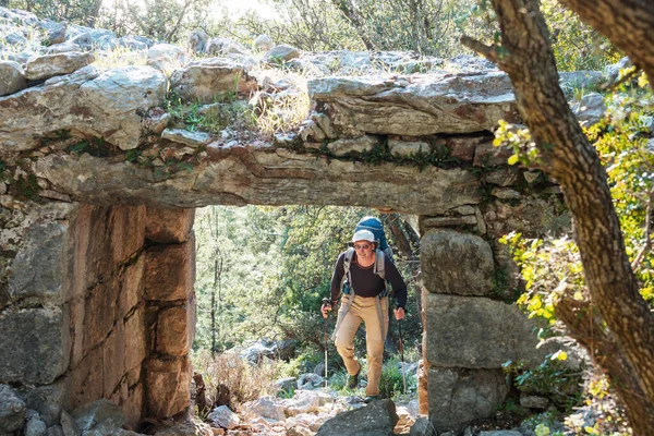 Wandeling Langs Ruïnes Carian Trail Turkije — Stockfoto